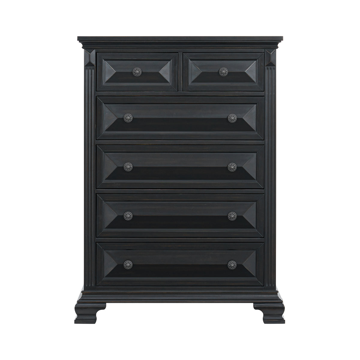 Bridgestone 6-Drawer Chest in Black