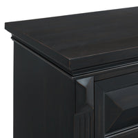 Bridgestone King Panel 5PC Bedroom Set in Black