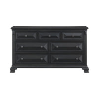 Bridgestone 7-Drawer Dresser in Black