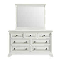 Bridgestone Dresser and Mirror Set in Antique White