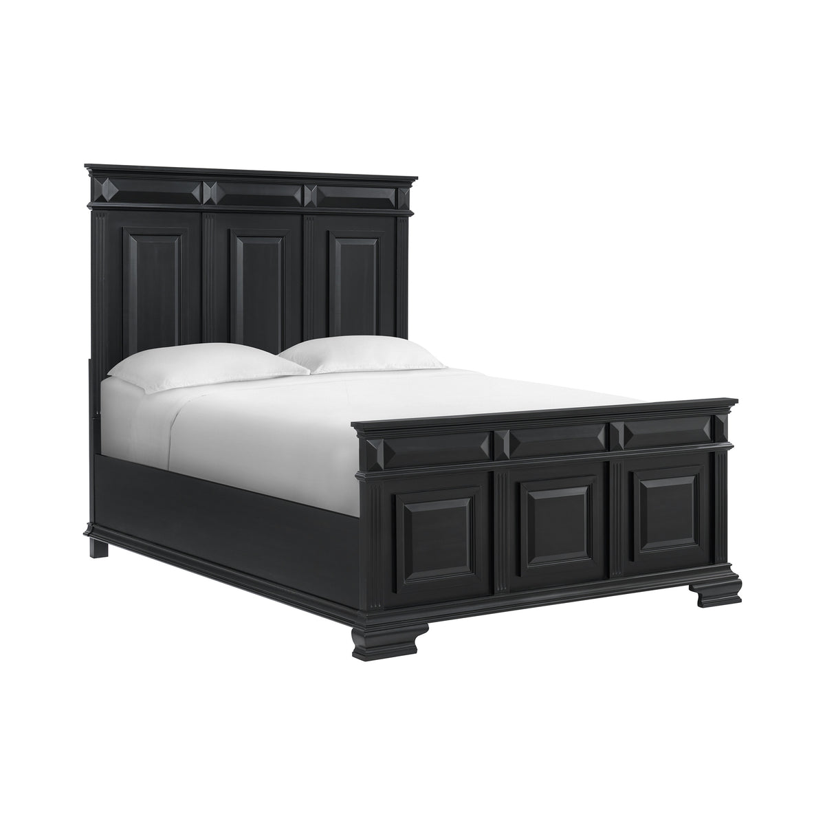 Bridgestone Queen Panel 3PC Bedroom Set in Black