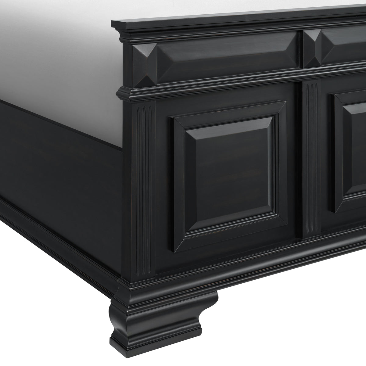 Bridgestone King Panel 5PC Bedroom Set in Black