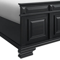 Bridgestone King Panel 5PC Bedroom Set in Black