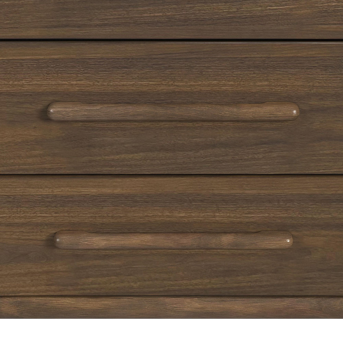 Brisbane Dresser and Mirror Set with LED in Brown
