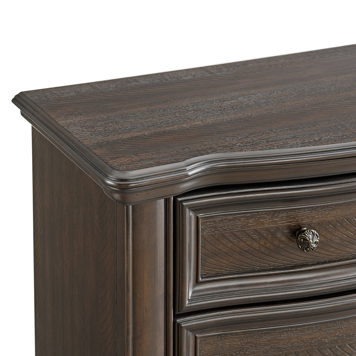 Brunswick Queen 3PC Bedroom Set with 2 Nightstands in Mahogany