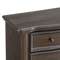 Brunswick Queen 3PC Bedroom Set with 2 Nightstands in Mahogany