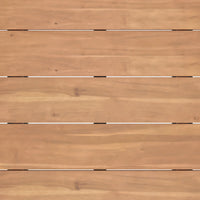 Cabana Coffee Table with Natural Top in Black