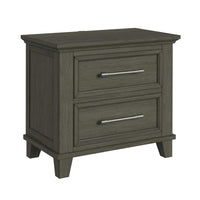 Canterbury King Storage 5PC Bedroom Set in Grey