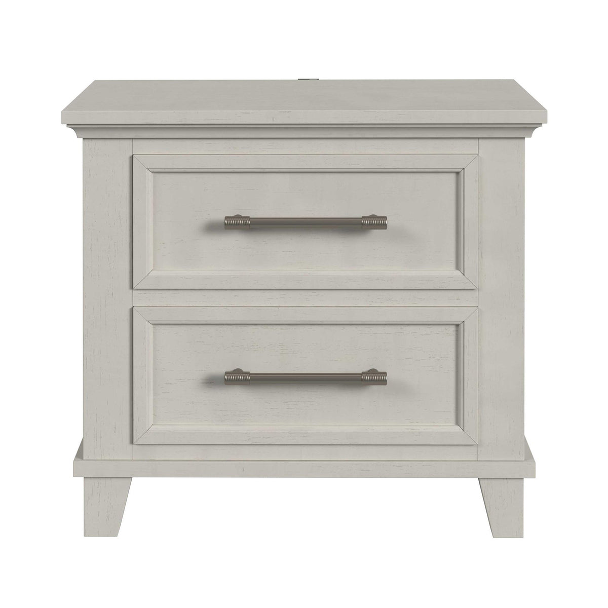 Canterbury 2-Drawer Nightstand with USB in Ivory