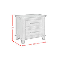 Canterbury King Storage 5PC Bedroom Set in Grey
