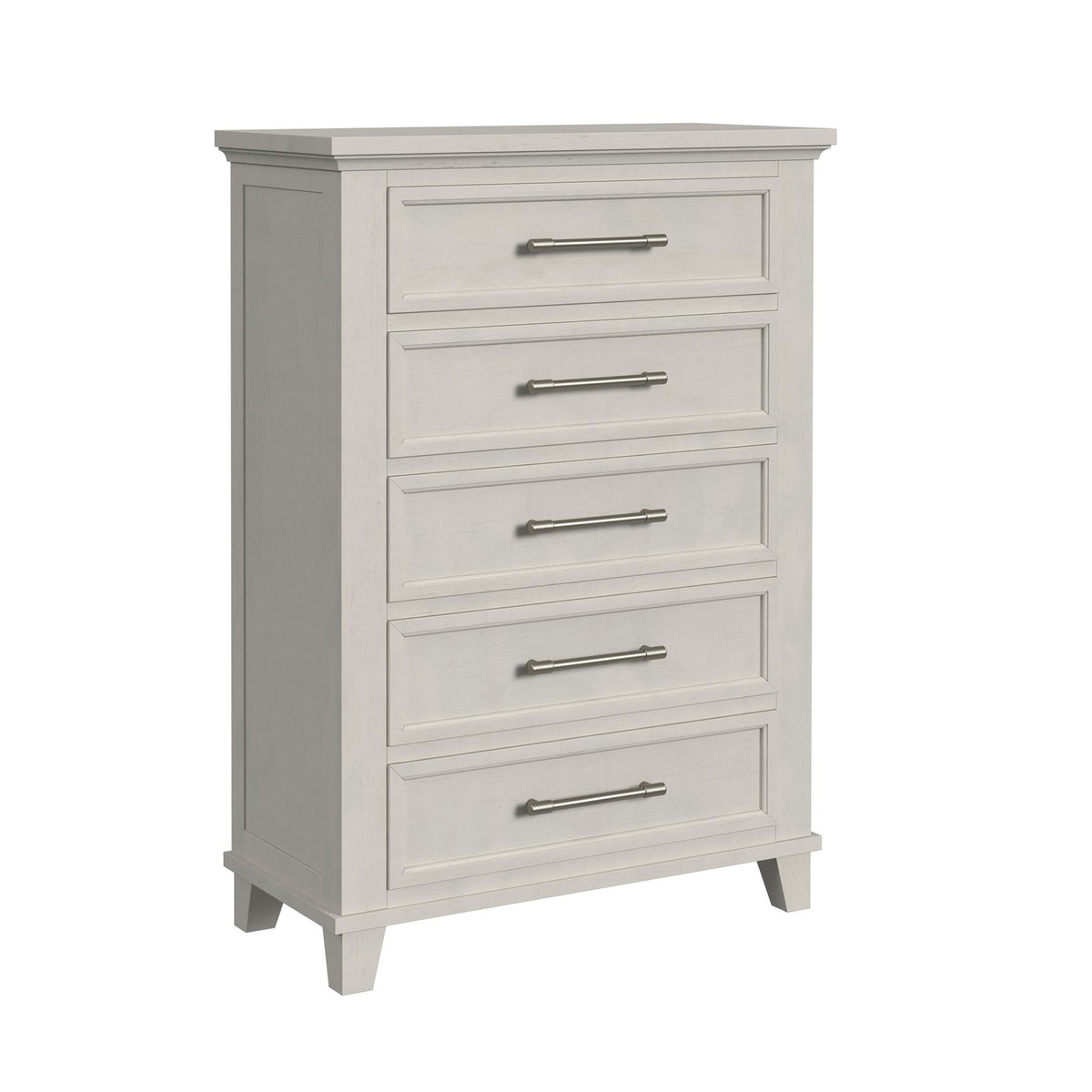 Canterbury King Storage 5PC Bedroom Set in Ivory