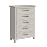 Canterbury King Storage 4PC Bedroom Set with 2 Nightstands & Chest in Ivory