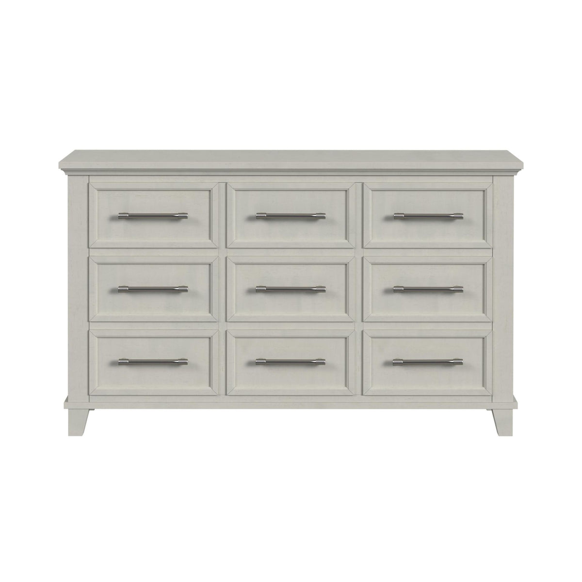 Canterbury 9-Drawer Dresser in Ivory