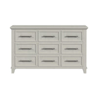 Canterbury 9-Drawer Dresser in Ivory