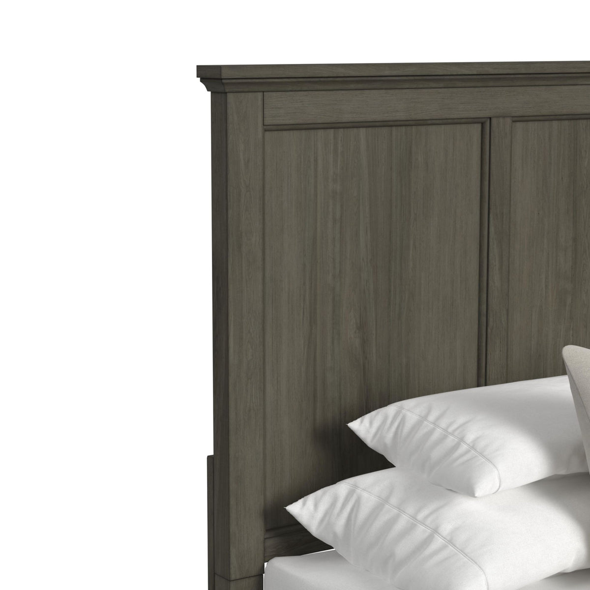 Canterbury King Storage 3PC Bedroom Set with 2 Nightstands in Grey