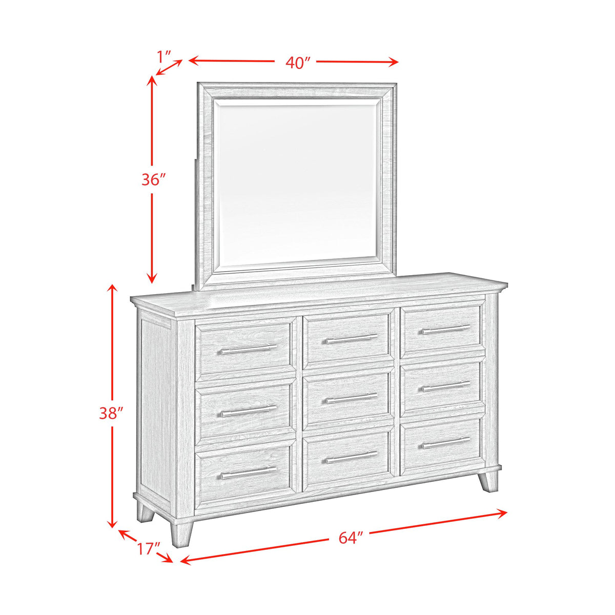 Canterbury Queen Storage 5PC Bedroom Set in Ivory