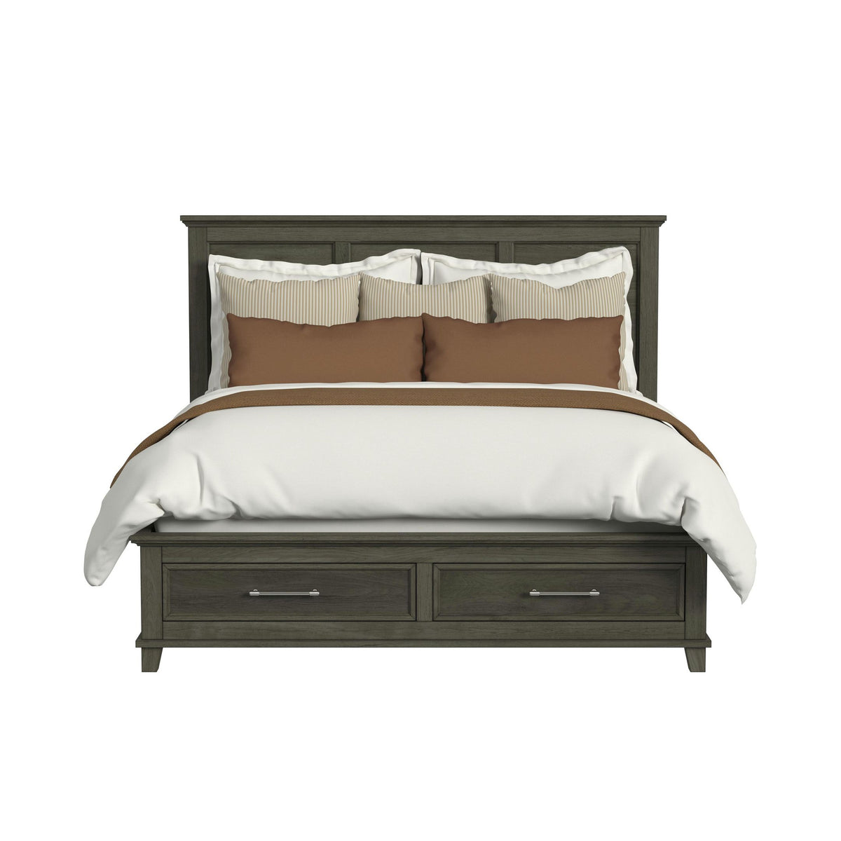 Canterbury King Storage Bed in Grey