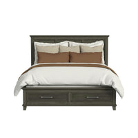 Canterbury King Storage Bed in Grey