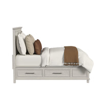 Canterbury Queen Storage Bed in Ivory