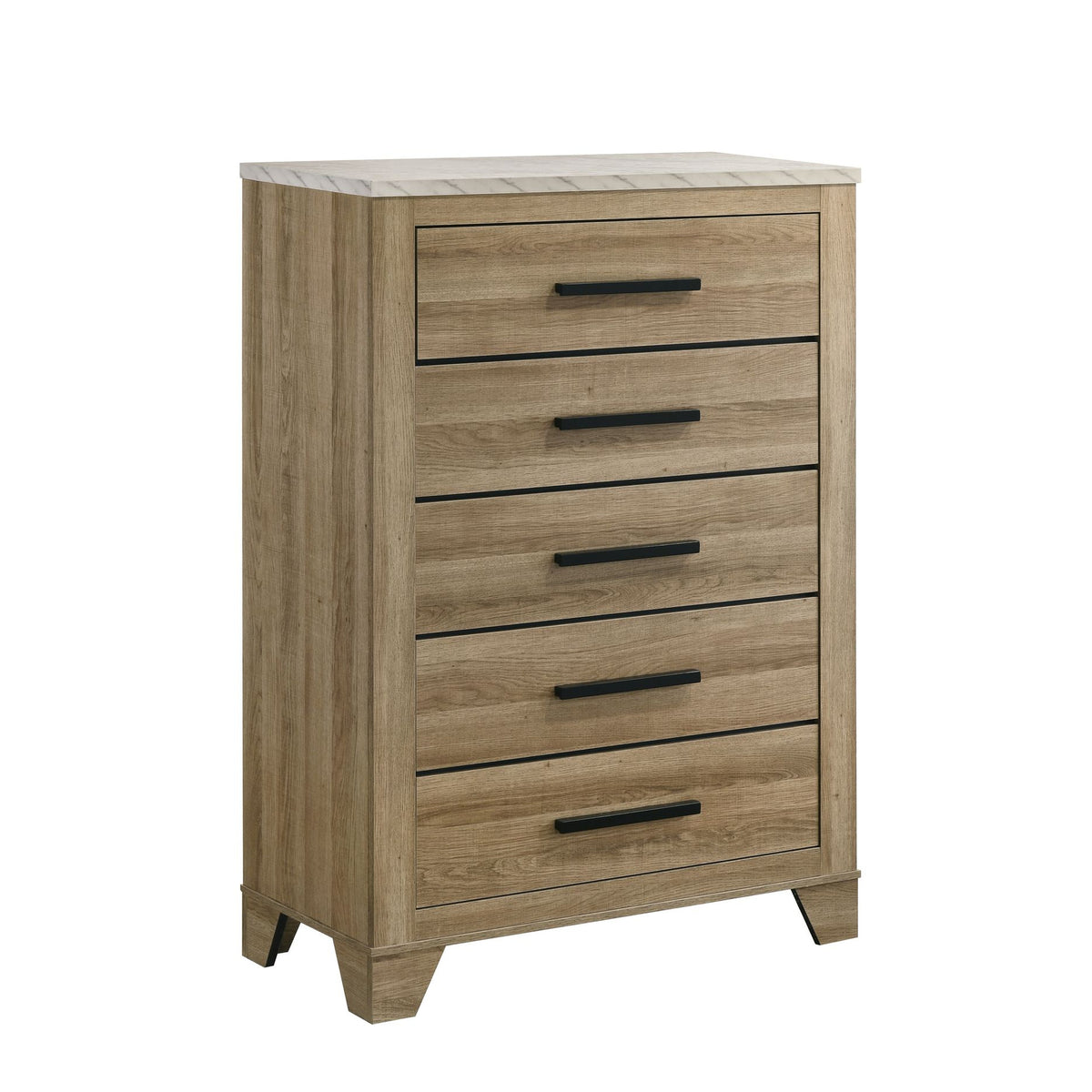 Caro Queen 3PC Bedroom Set in Natural