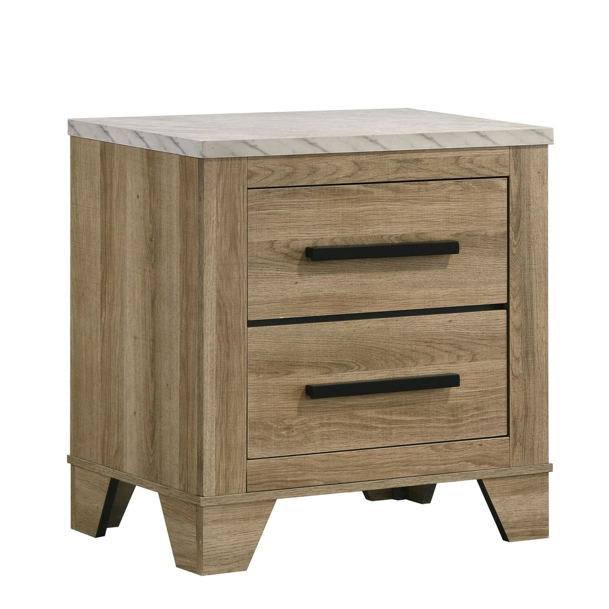 Caro Queen 3PC Bedroom Set in Natural