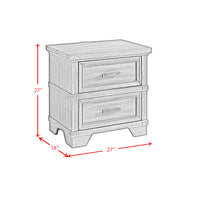 Colorado City King Storage 5PC Bedroom Set in Charcoal