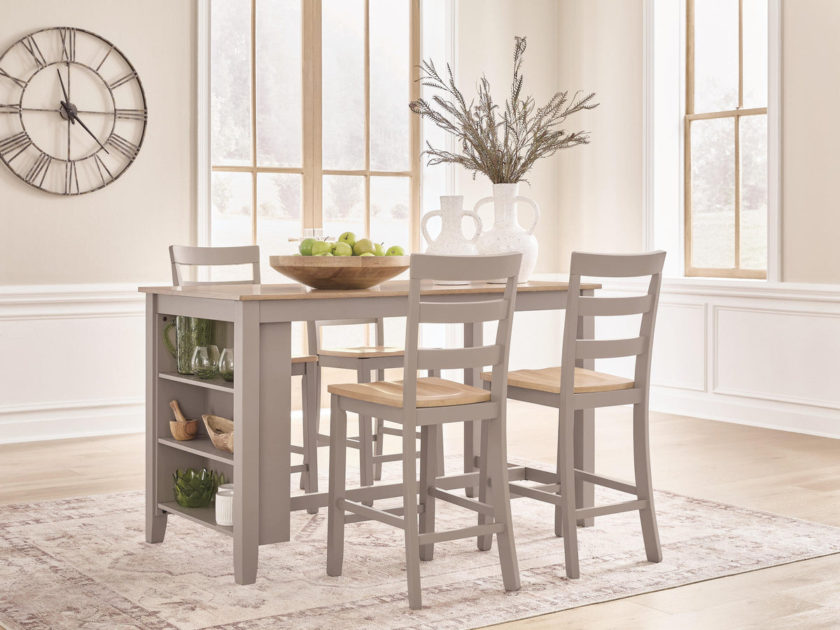 Harperfeld Dining Table and 4