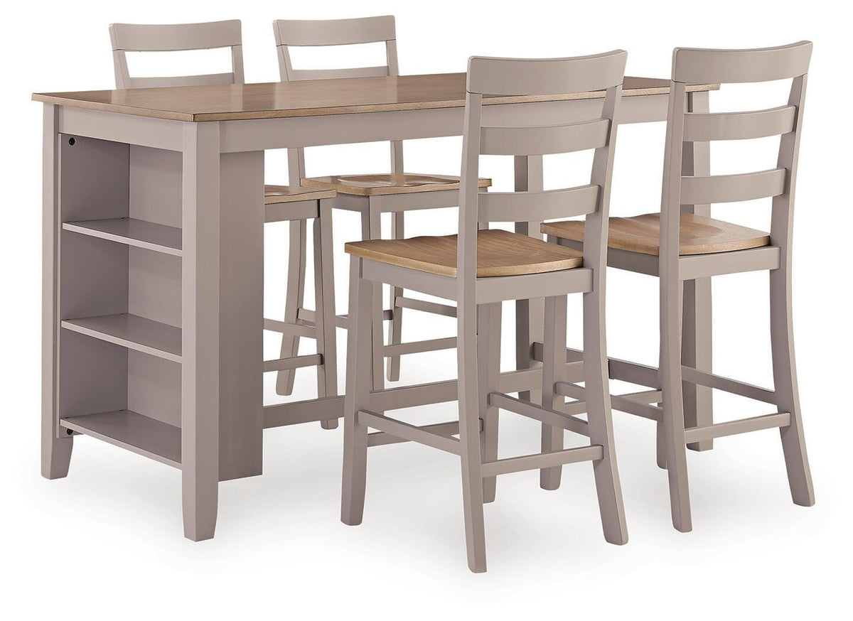 Harperfeld Dining Table and 4