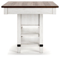 Valebeck Counter Height Dining Table and 4 Barstools