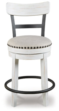Valebeck Counter Height Dining Table and 4 Barstools