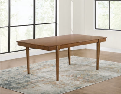 Lyncott Extension Dining Table, 4 Chairs and Bench