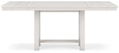 Robbinsdale Counter Height Dining Table, 2 Barstools, Bench and Server