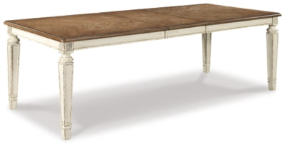 Realyn Extension Dining Table and 6 Chairs