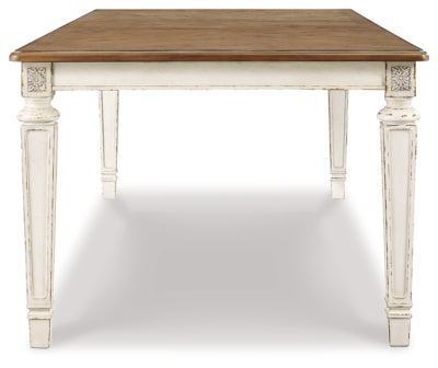 Realyn Extension Dining Table and 6 Chairs