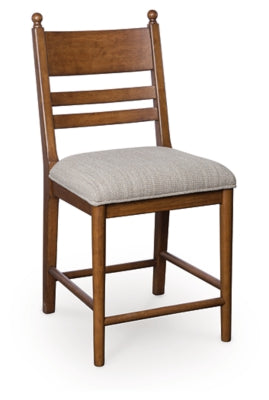 Greddinton Counter Height Dining Table and 6 Barstools