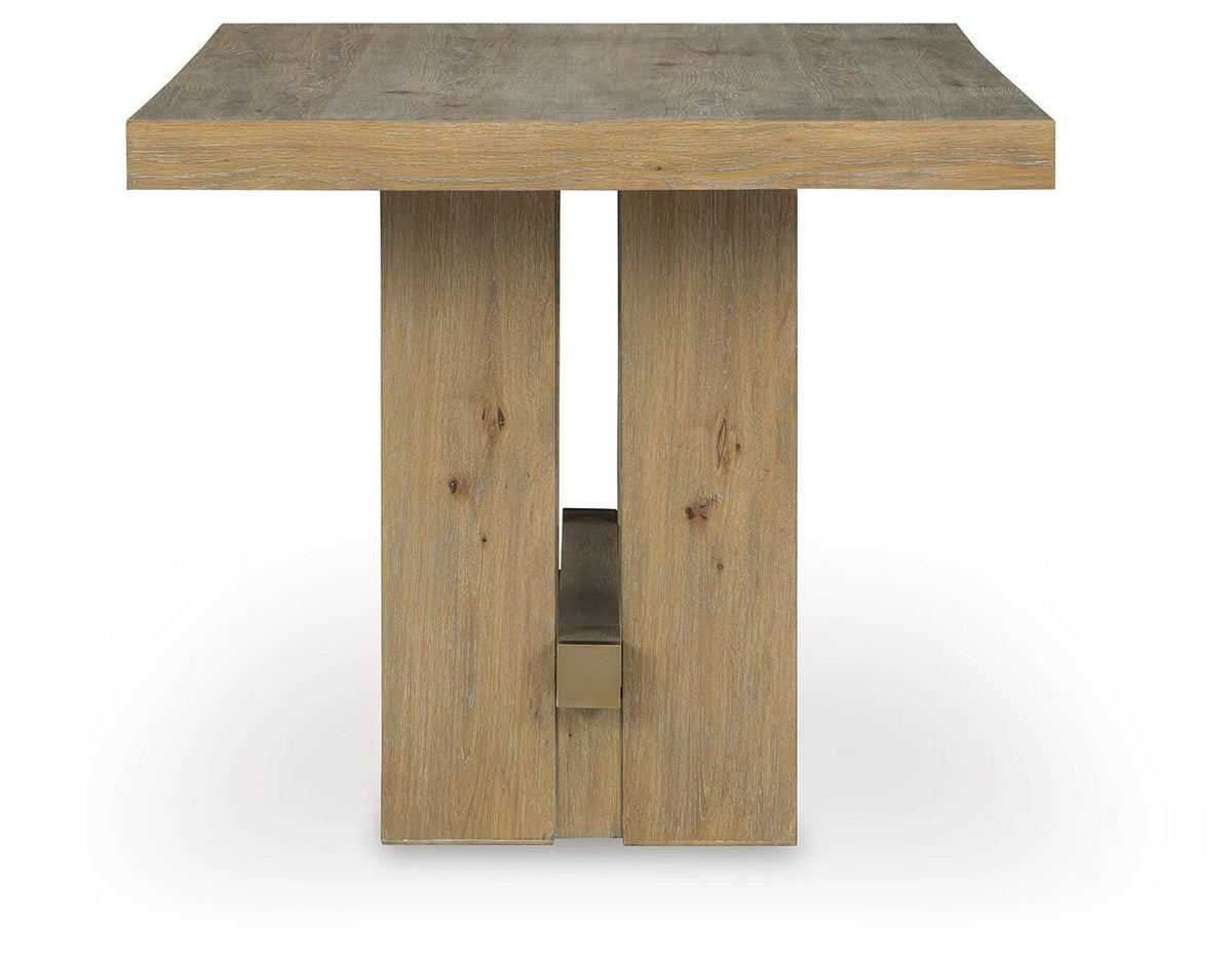 Lasinger Counter Height Dining Table and 4 Barstools