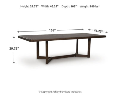 Dilenno Extension Dining Table and 4 Chairs
