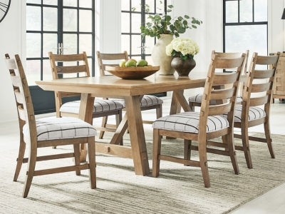 Ridgester Extension Dining Table and 6 Chairs
