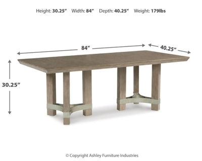 Chrestner Dining Table and 4 Chairs