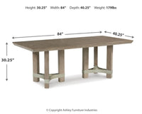 Chrestner Dining Table and 4 Chairs