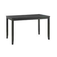 Alex Grey 60"" 7 PC Counter Set (Grey Table with Black PU Seat)
