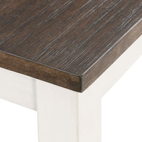 Martin 5pc Counter Set (Dark Brown Top - White Base)
