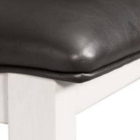 Martin 5pc Counter Set (Dark Brown Top - White Base)