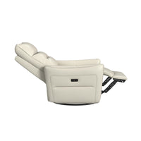 Deco P1 Recliner with Glider and Swivel in Del Mar Cream