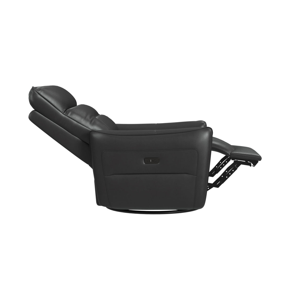 Deco P1 Recliner with Glider and Swivel in Del Mar Grey