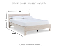 Socalle Panel Platform Bed