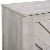 Eleanor KIT - 82"" TV Console with Fireplace Insert in White (Ships in 2 Boxes)