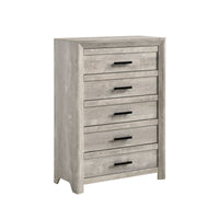 Eleanor King Panel 5PC Bedroom Set in White