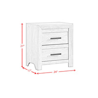 Eleanor King Panel 3PC Bedroom Set in White