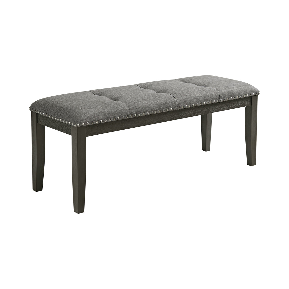 Everdeen 7PC Dining Set in Charcoal-Table & Six Chairs